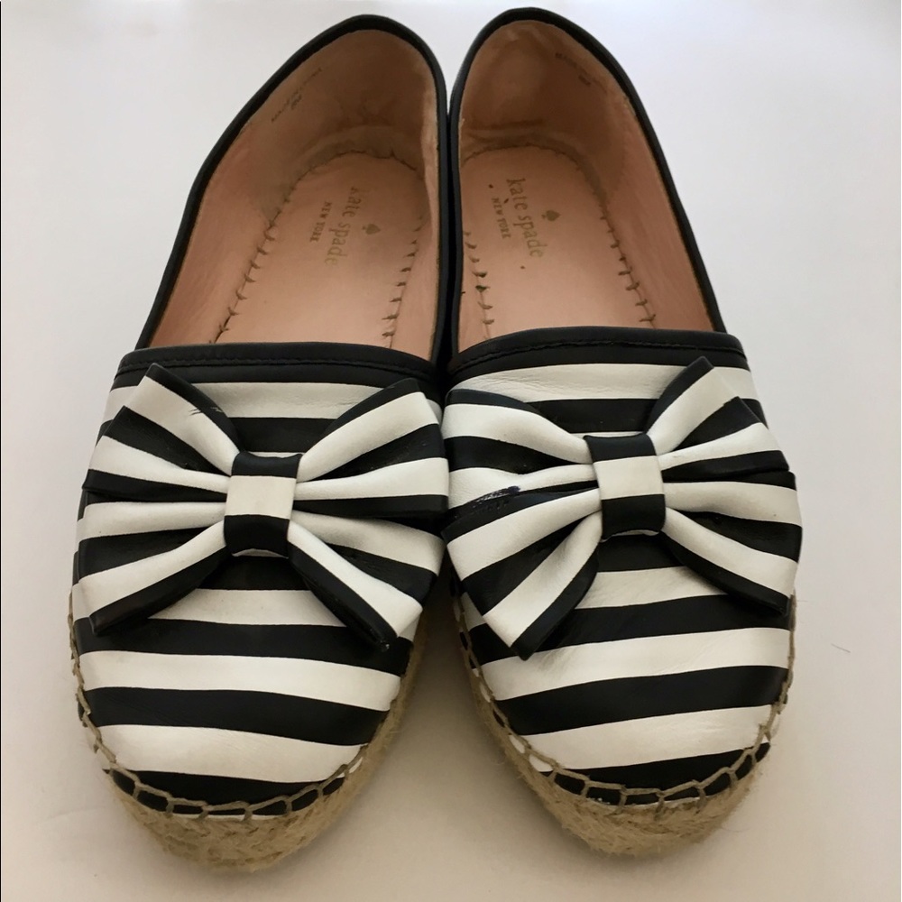 Kate Spade ♠️ Striped Espadrilles