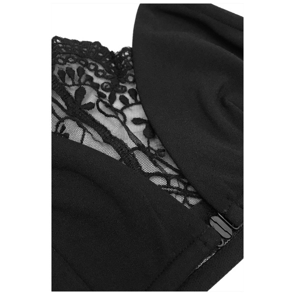 Black Lace Bralette - Picture 3 of 7