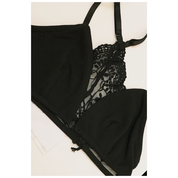 Black Lace Bralette - Picture 6 of 7