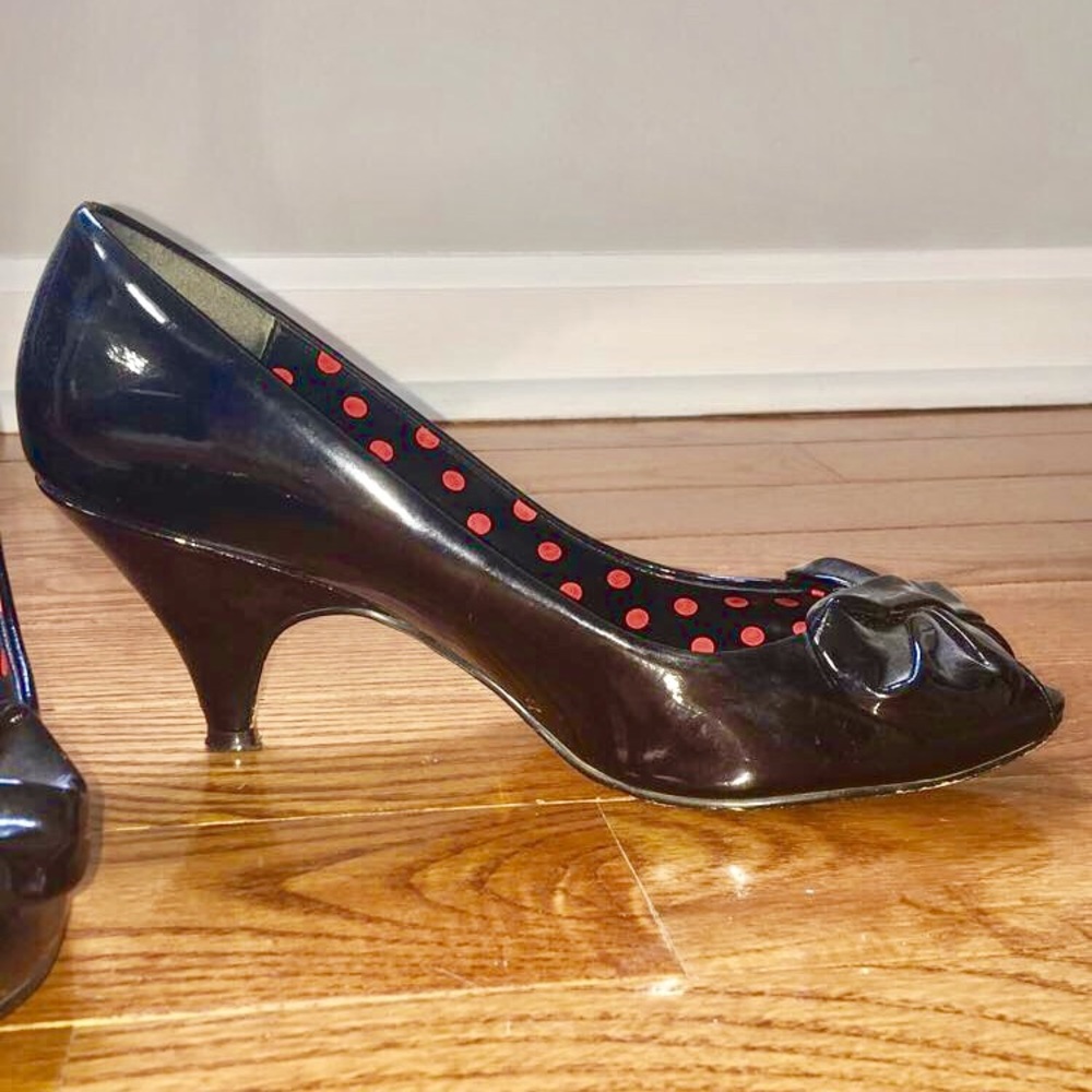 black heels