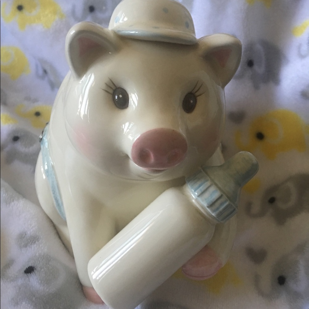 🌹Mark Down🌹Mud Pie piggy bank 🐷 🍼 💰💙