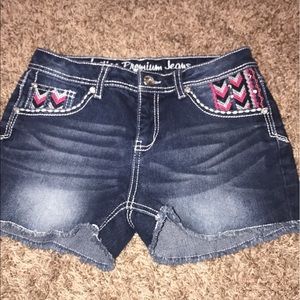 Justice jean shorts