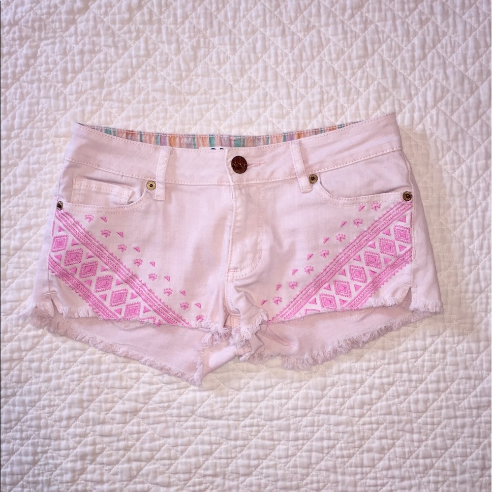 Roxy embroidered shorts