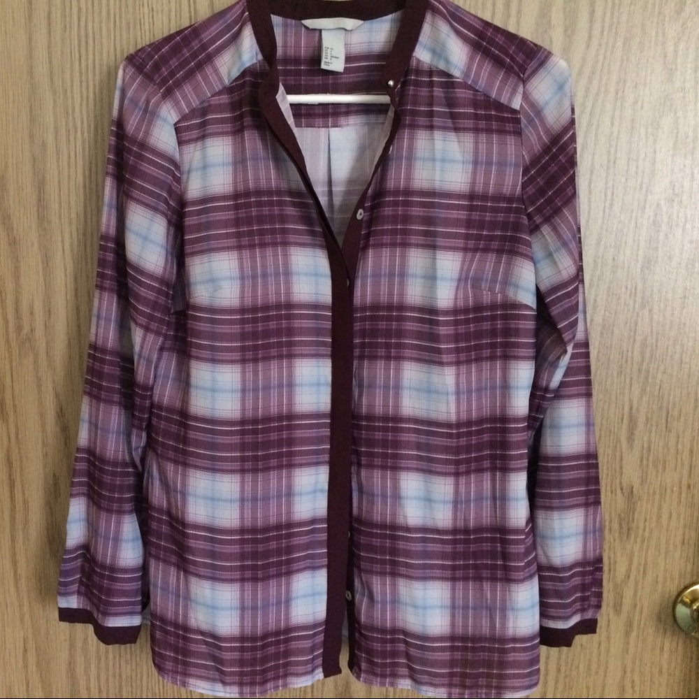 Plaid long sleeve