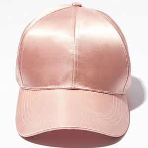 Satin Pink Baseball Cap Satin Pink Baseball Cap