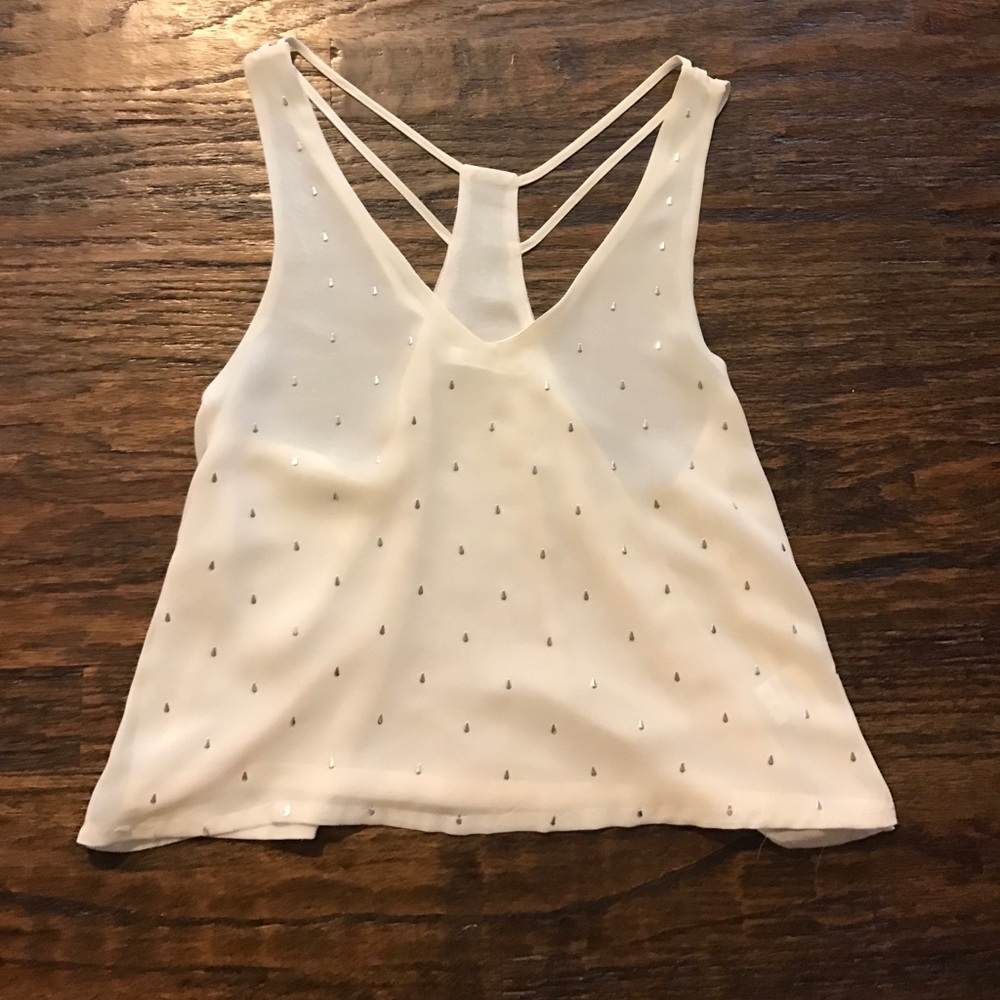 LF Tank Top with Silver Embellishments