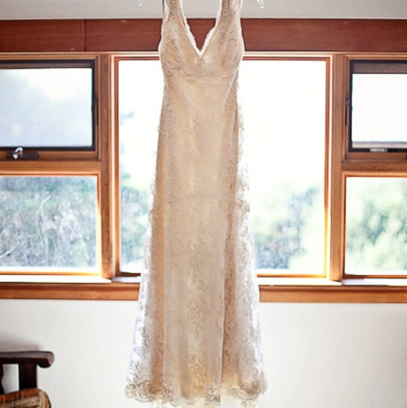 Monique L'huillier Miranda lace wedding dress - Picture 4 of 4