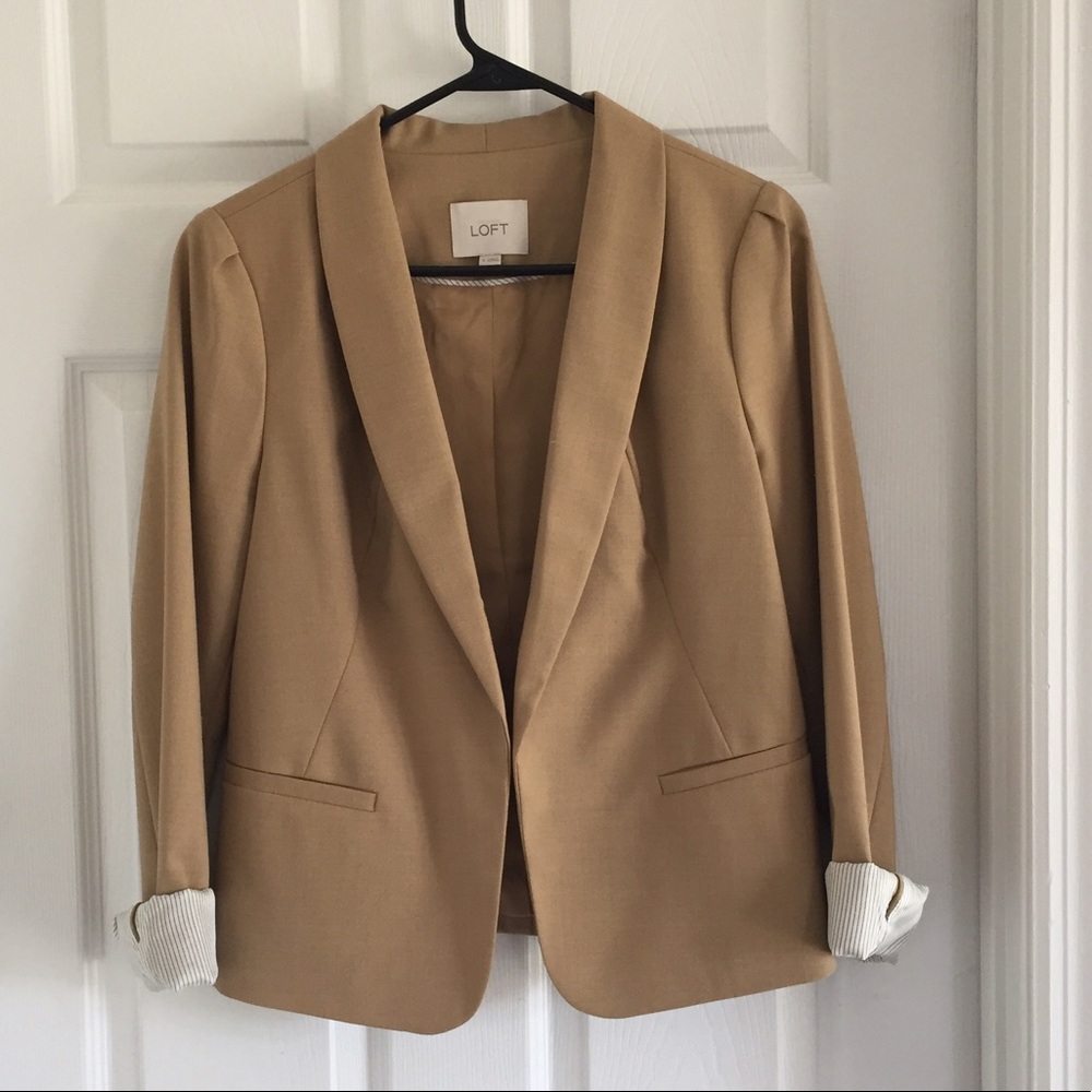 Camel Tailored Blazer
