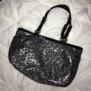 Cheetah coach handbag