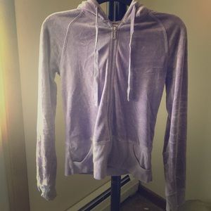 Juicy Couture Lilac Velour Zip Up Hoodie!!!
