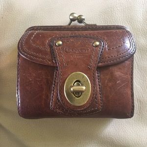 Brown Leather Coach Wallet