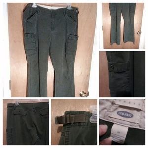 Dark green cargo pants