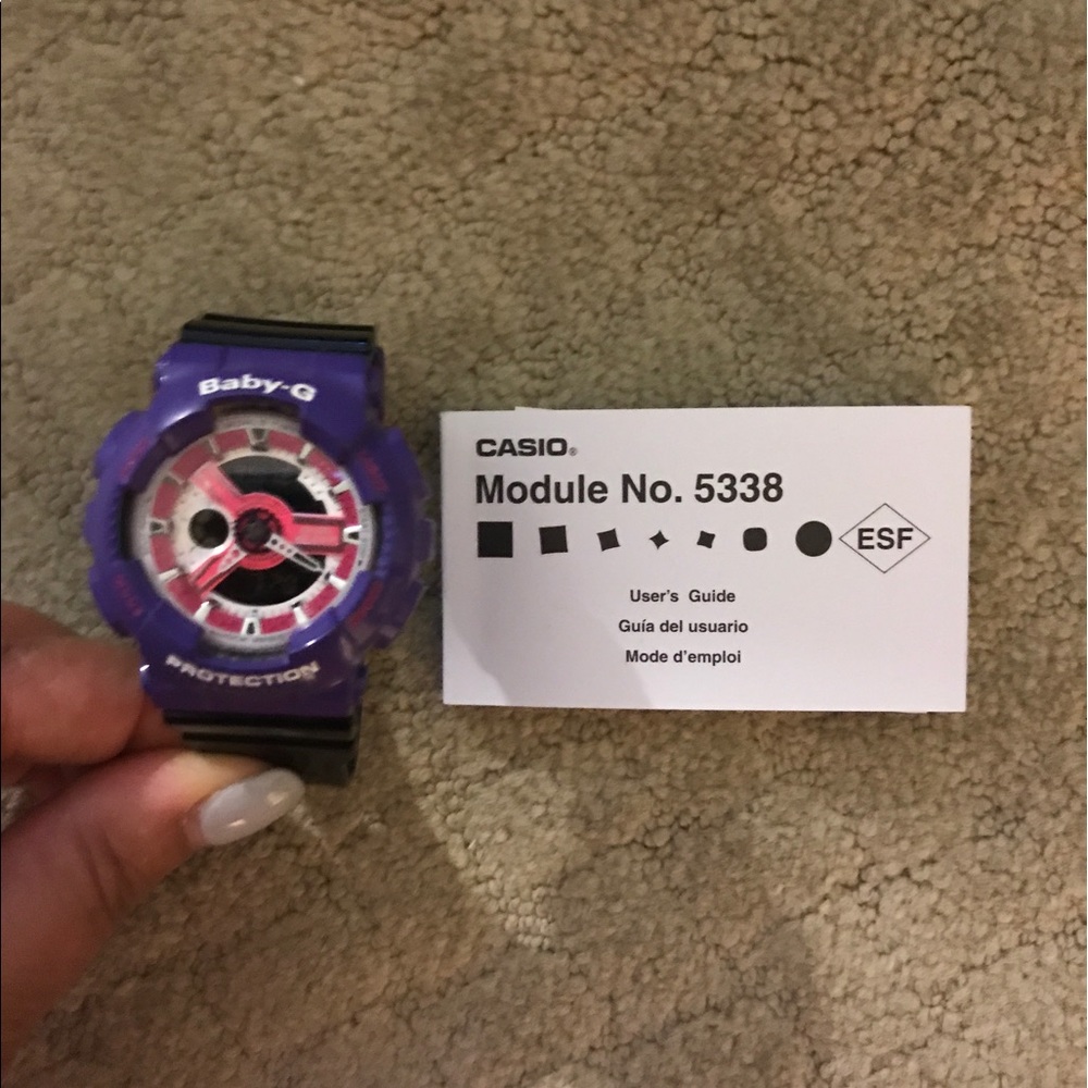 Baby G-Shock Watch. Model 5338.