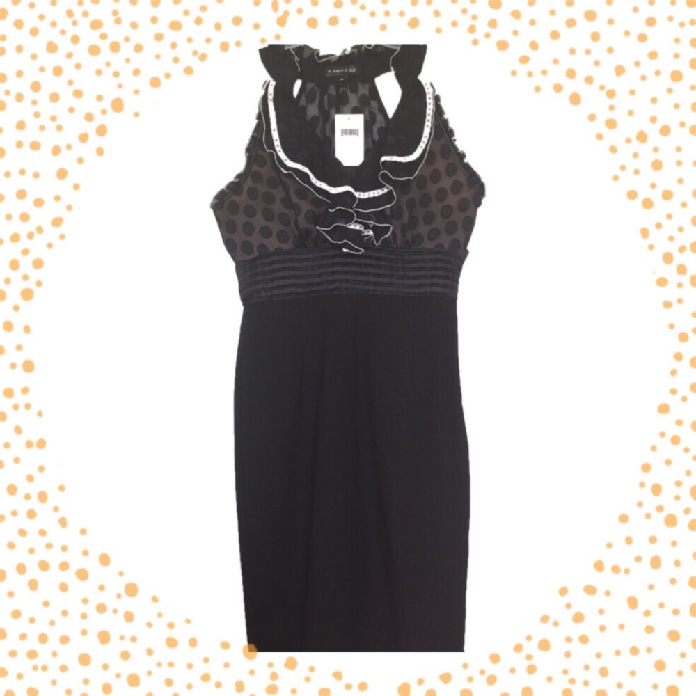 Cocktail Rampage Sheer Back Dress 💋