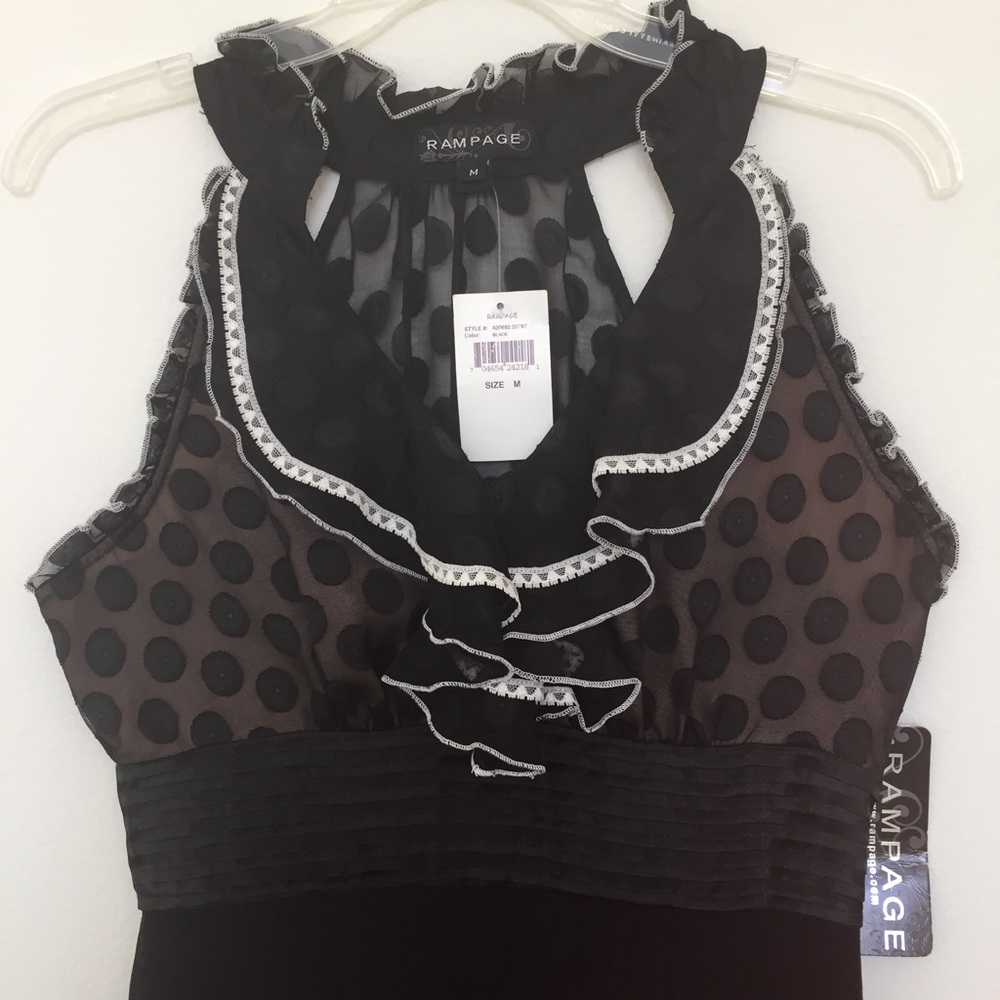 Cocktail Rampage Sheer Back Dress 💋 - Picture 2 of 8