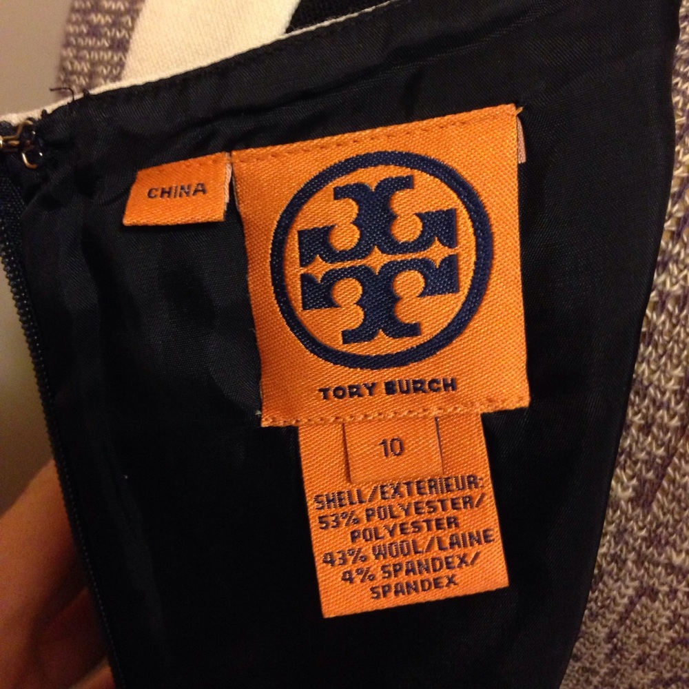 Tory Burch wool blend Dress,10,half circle pockets - Picture 4 of 8