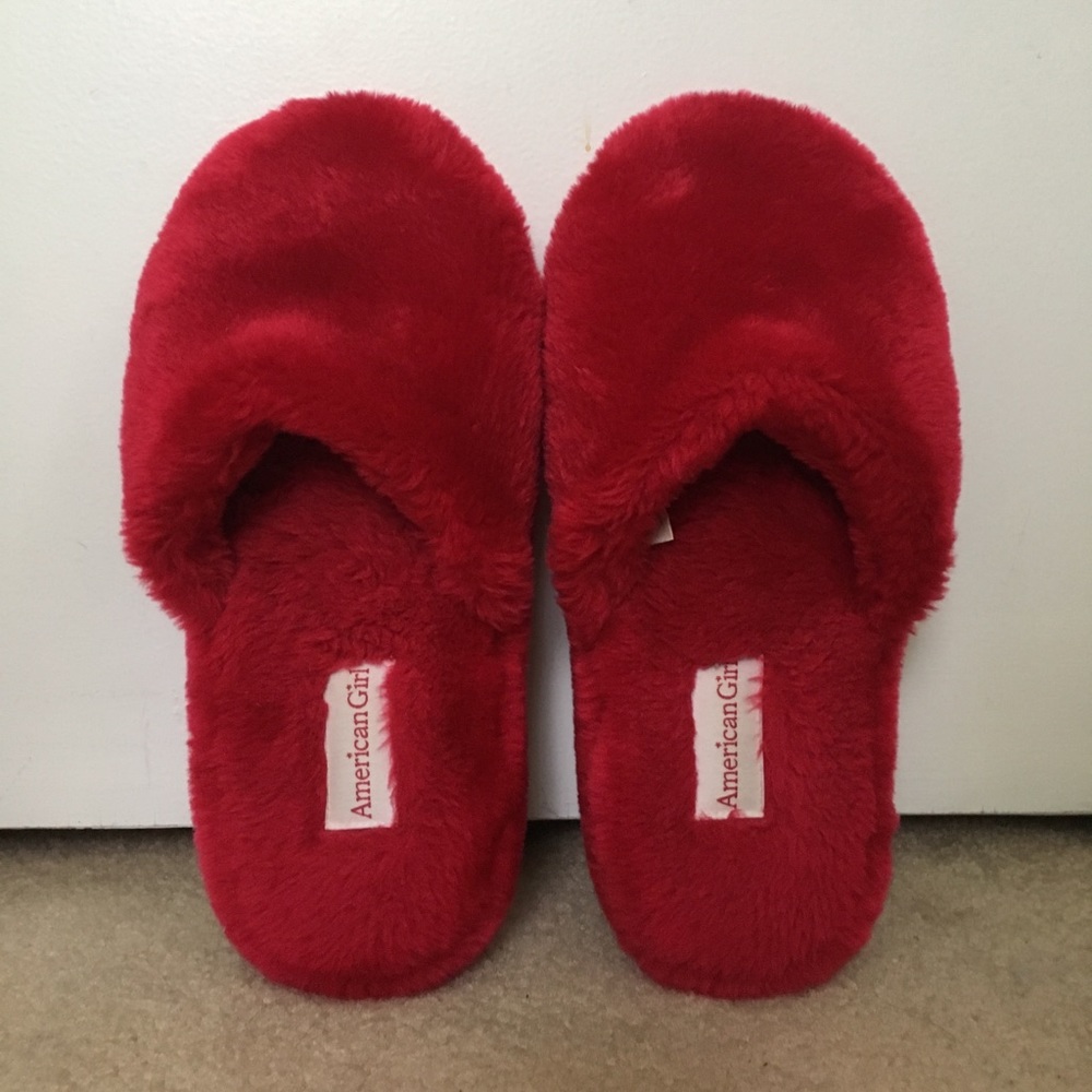 Red American Girl Slippers