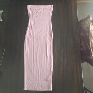 Strapless Pink Dress