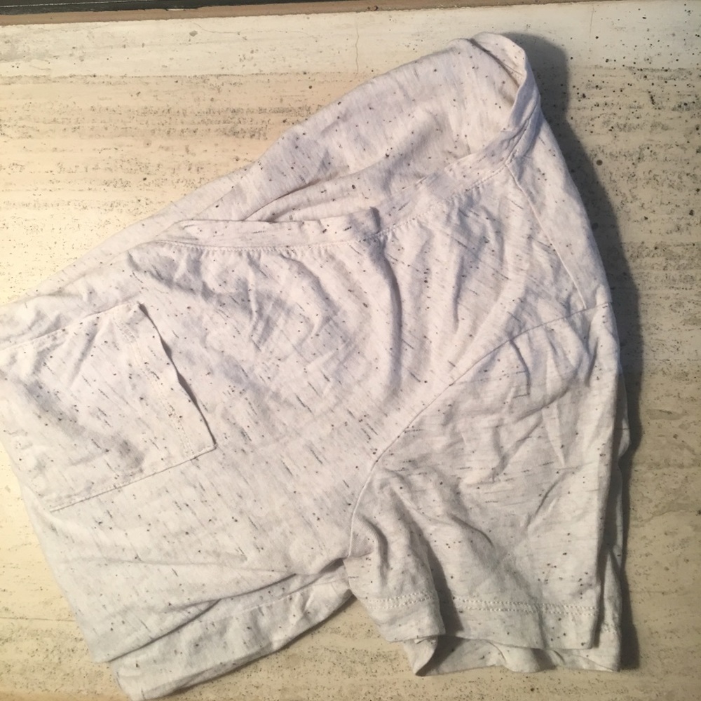 Madewell "Slub v-neck tee in speckle"