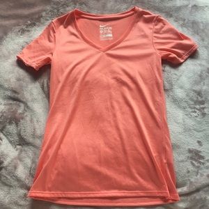Orange Dri-Fit Workout Tee