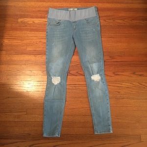 Top shop Maternity Jamie Moto Skinny jeans