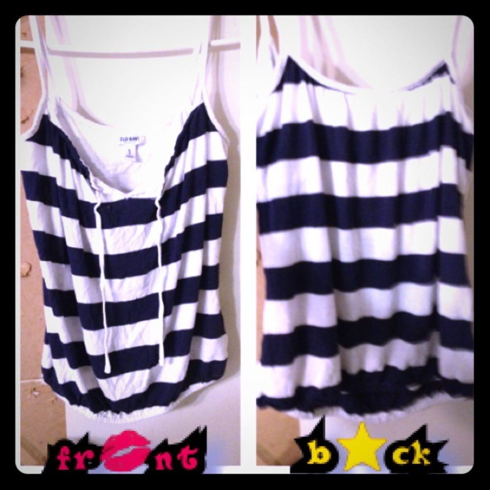 Spaghetti strap tank with built in support.