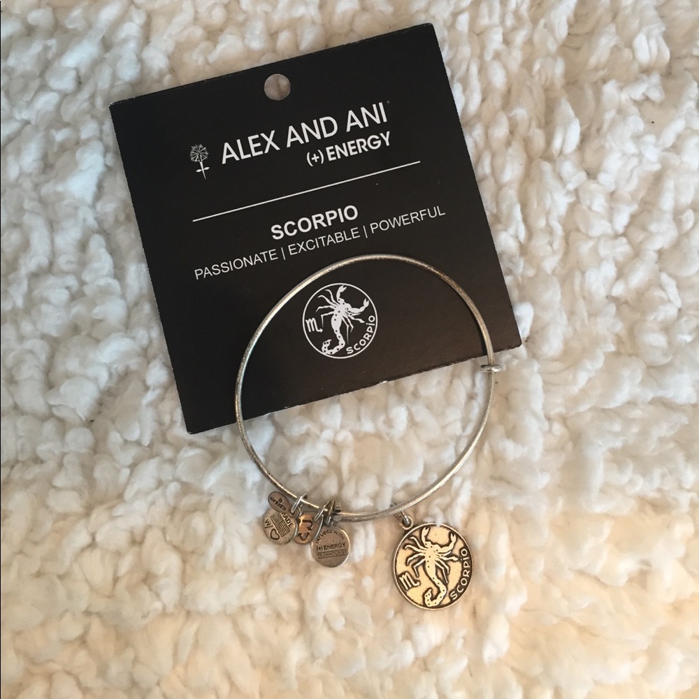 Alex and Ani Silver Scorpio Bracelet