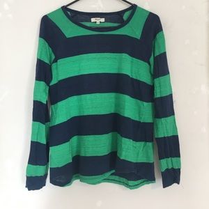 Long sleeve stripped Madewell shirt