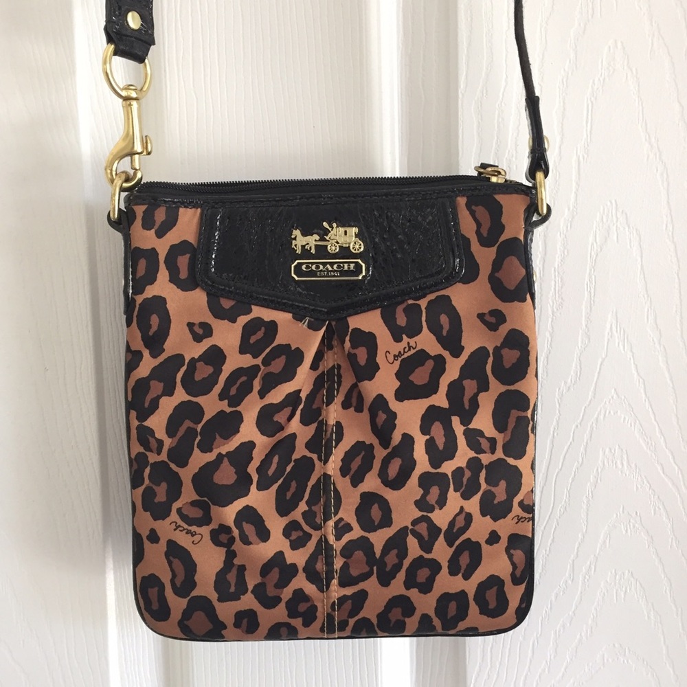 Coach Leopard Print Crossbody