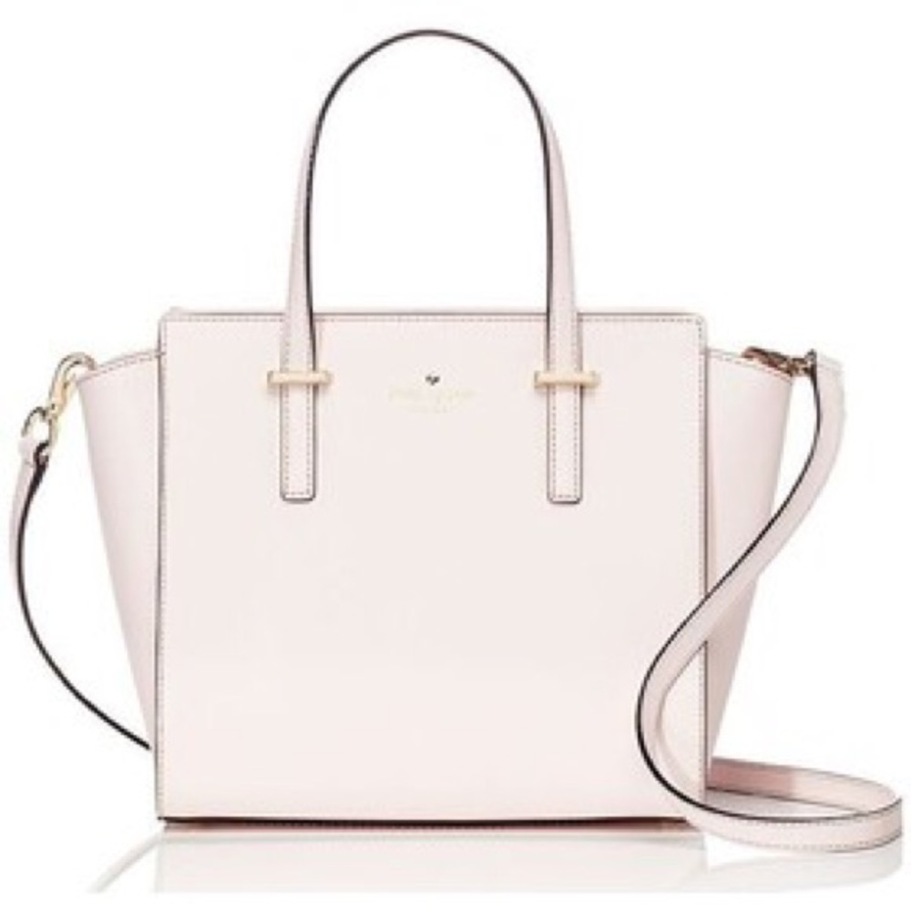 Kate Spade Cedar Street Hayden White Leather Bag