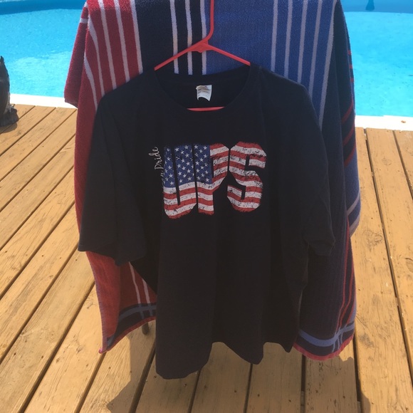 NWOT Blue UPS 4th of July T-Shirt size 3xL. - Picture 3 of 5