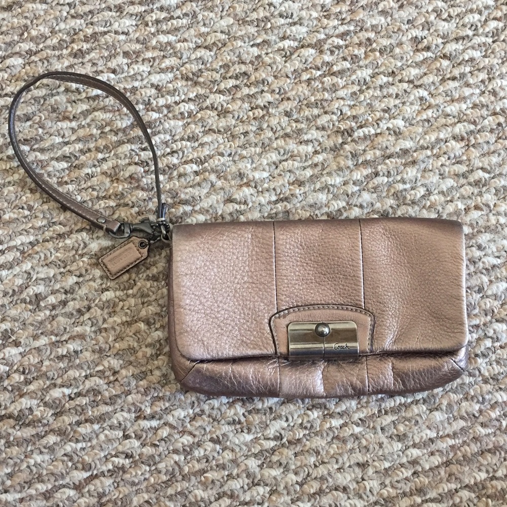 Coach Pewter Clutch