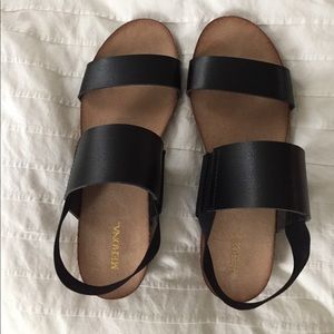 Brand New! Merona black slingback sandals