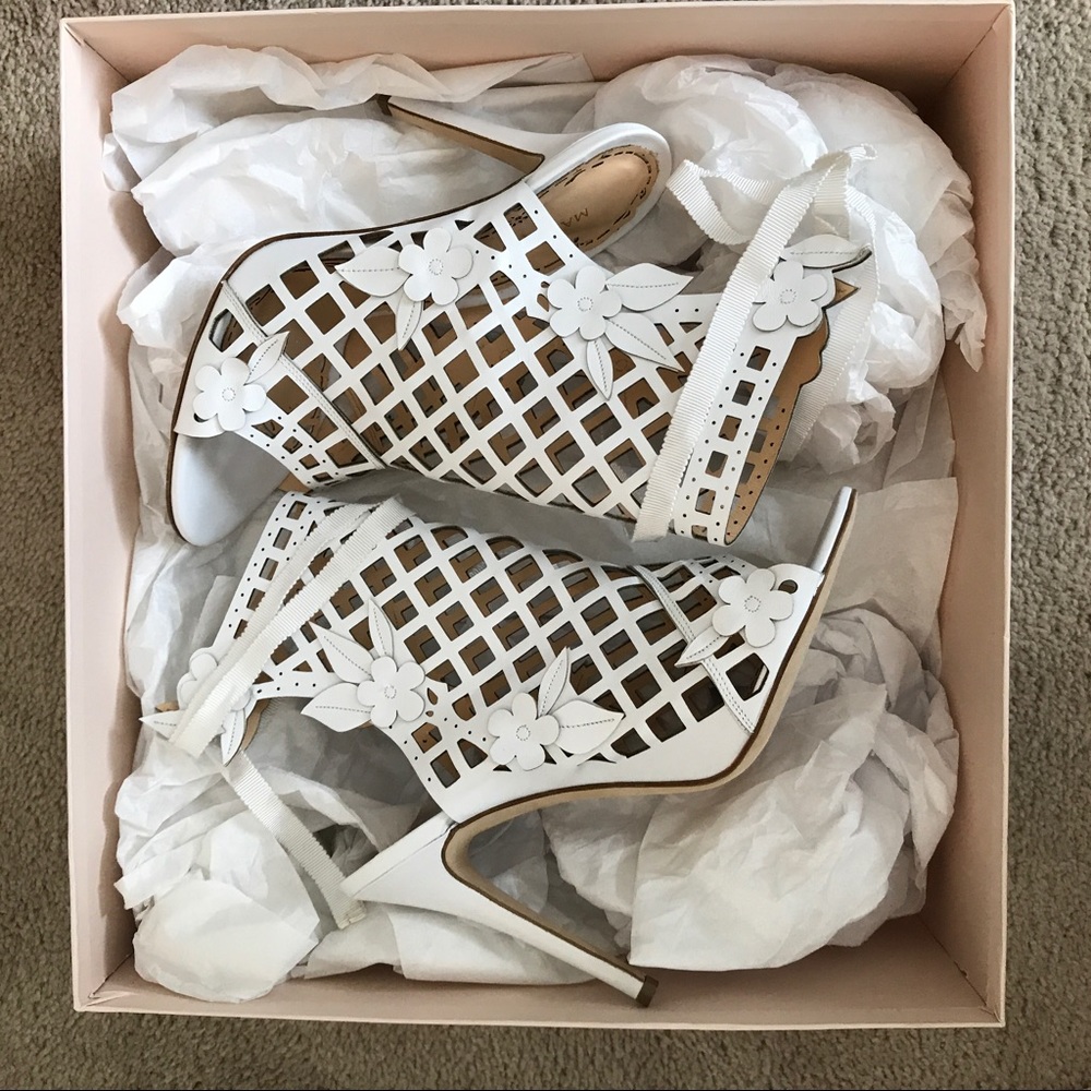 MARCHESA Edith heels - white