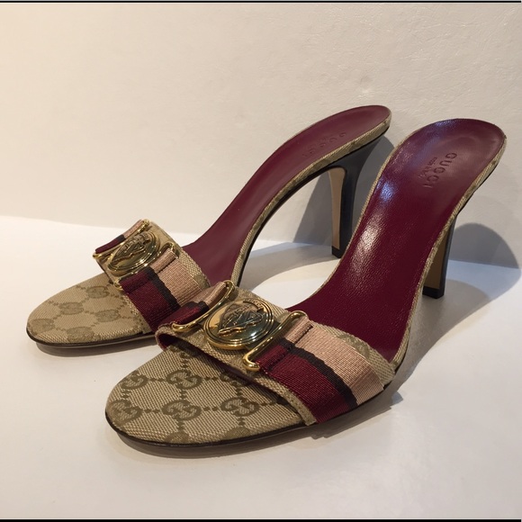 Gucci Shoes - NWT Authentic Gucci slide heeled sandals size 7