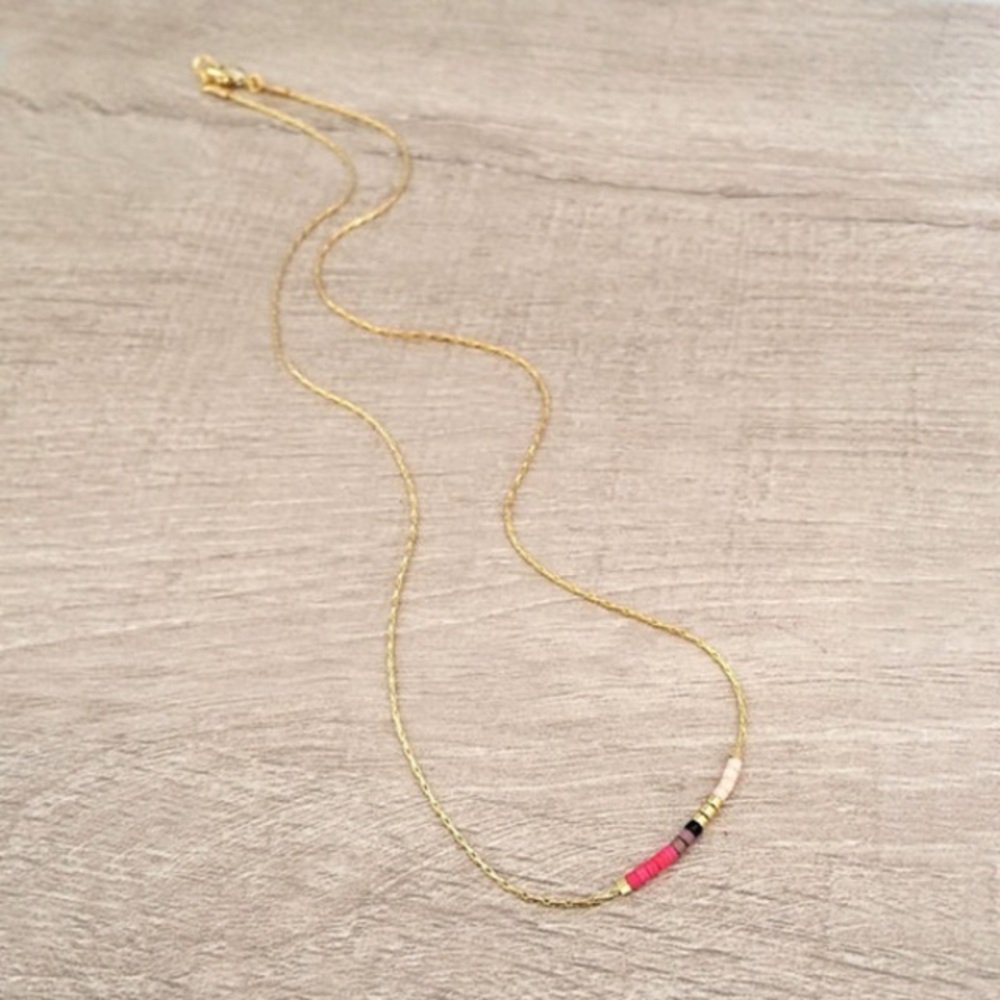 Beaded Boho Necklace - Picture 1 of 3