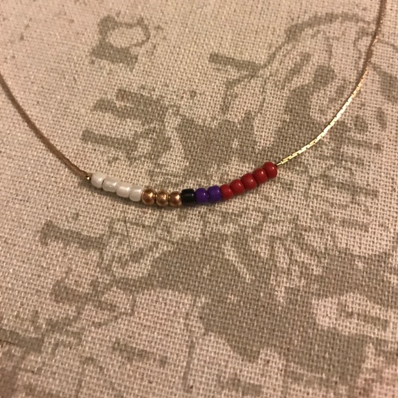 Beaded Boho Necklace - Picture 3 of 3