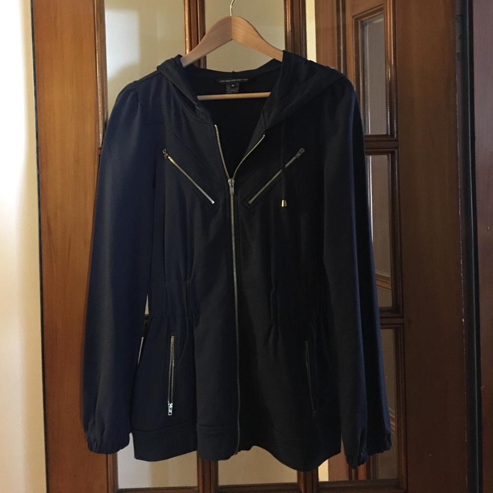 Last Chance Sale! French Connection Zip Sweater