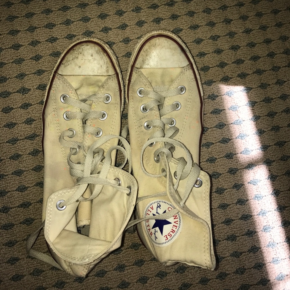 off white high top converse all stars