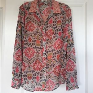 American rag sheer button down