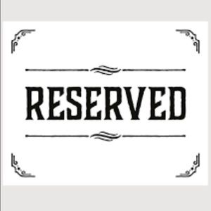 Reserved for trade