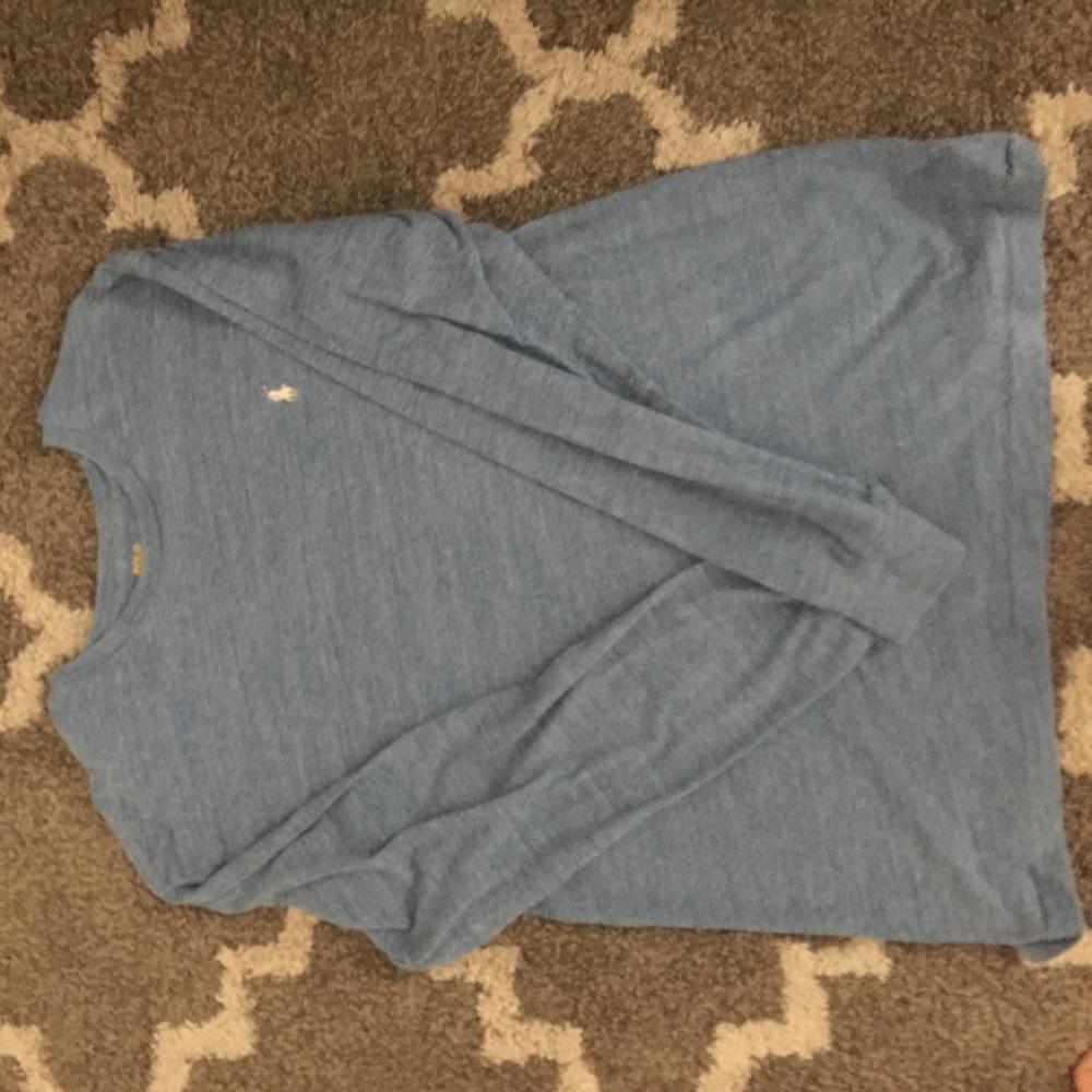 Heather blue Polo Ralph Lauren long-sleeve t-shirt
