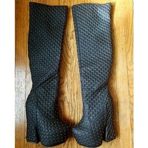 Jeffrey Campbell Over the Knee Quilted Boot