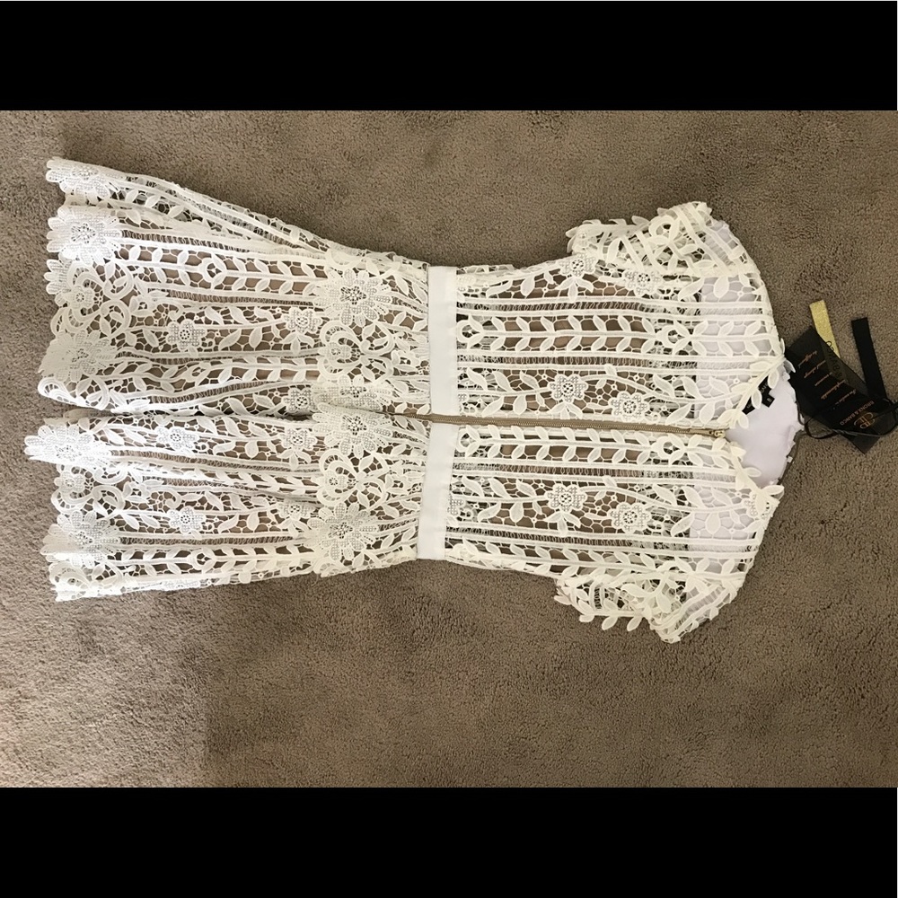 Bronx & Banco White lace dress - Picture 2 of 3