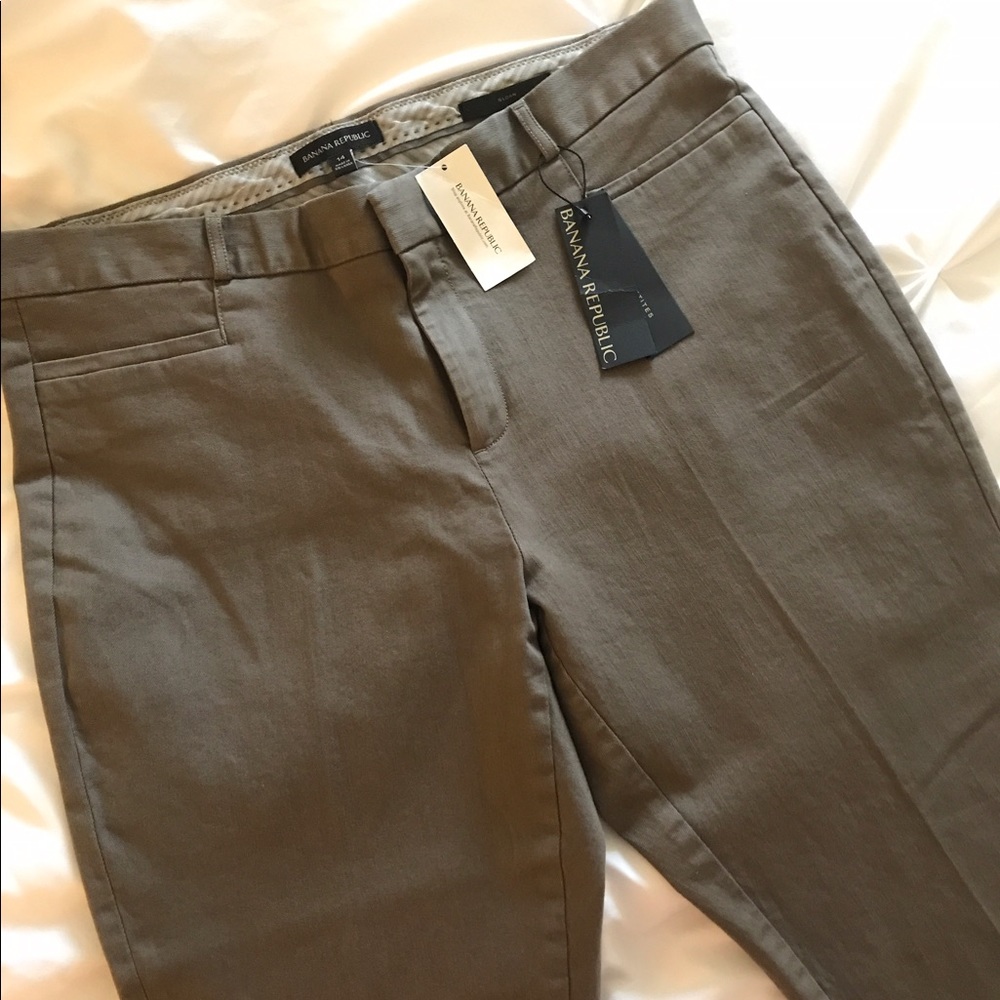 Banana Republic Sloan-Fit Solid Pant Sz 14 - NWT