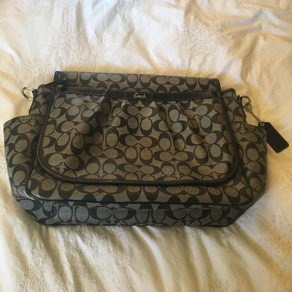 Coach Signature PVC Coated Canvas Messenger Bag