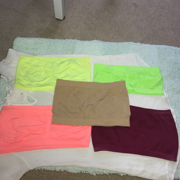 5 different colored bandeau bundle! - Picture 1 of 6