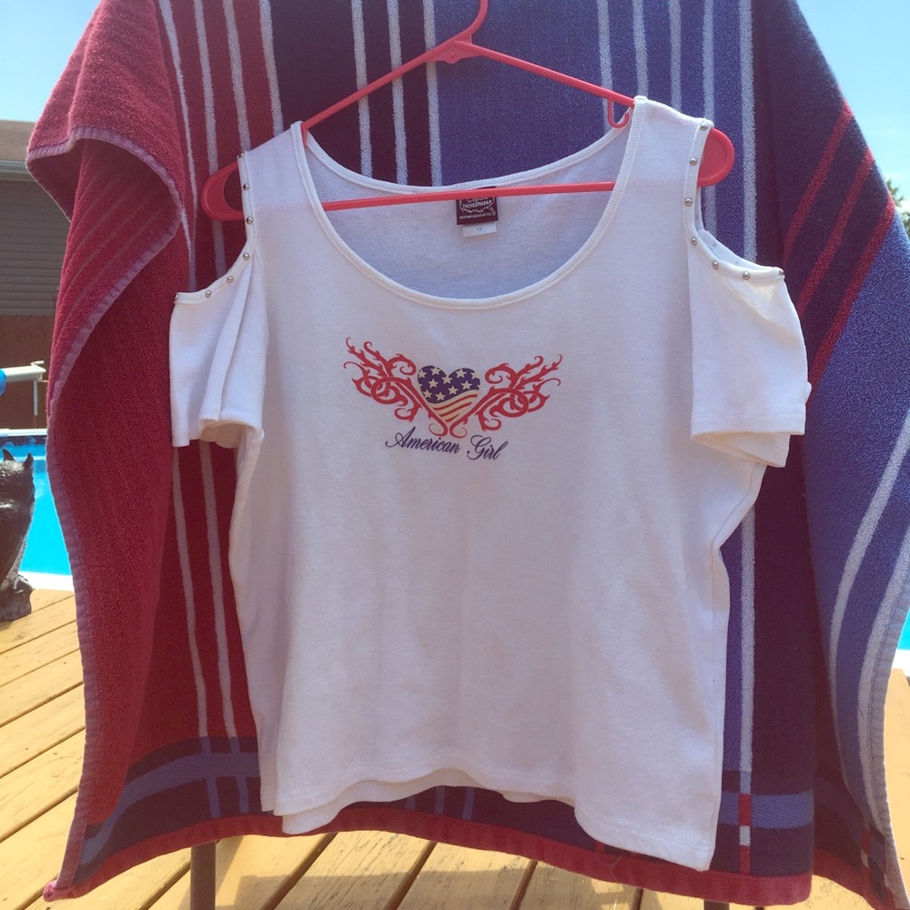 Women's Cold Shoulder T from Daytona Thunderwear