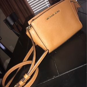 small Selma brown Michael Kors purse