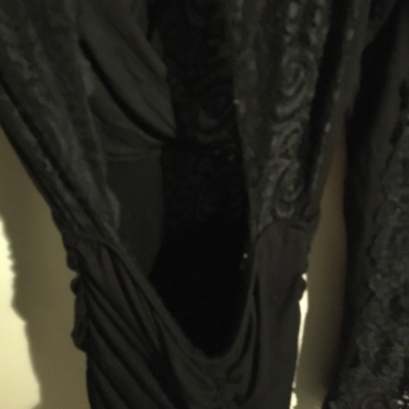 Long sleeve black dress - Picture 6 of 6